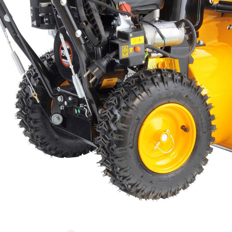 Бензиновая снегоуборочная машина SB 650 E, 6,5 л.с, LONCIN, с электростартером, фара. Denzel в Муроме