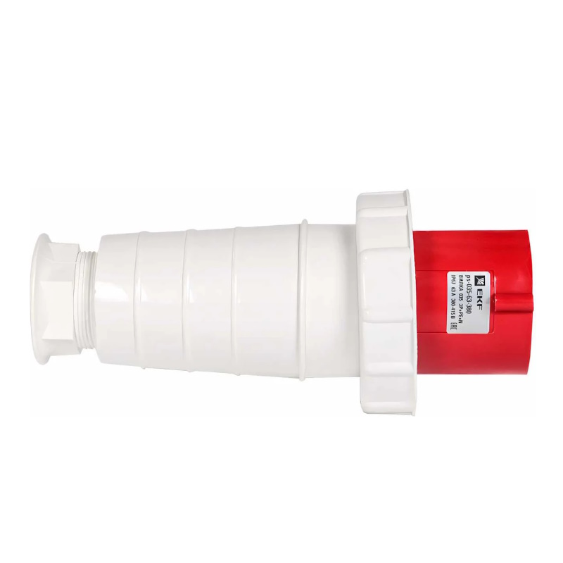Вилка переносная EKF ps-035-63-380, 035, 63А, 3P+PE+N, 380В, IP67 в Угличе