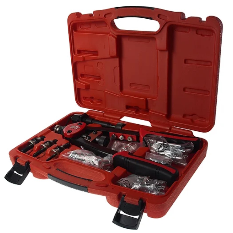 Заклепочник ручной универсальный JTC JTC-5218K для резьбовых и вытяжных заклепок в кейсе 11830₽