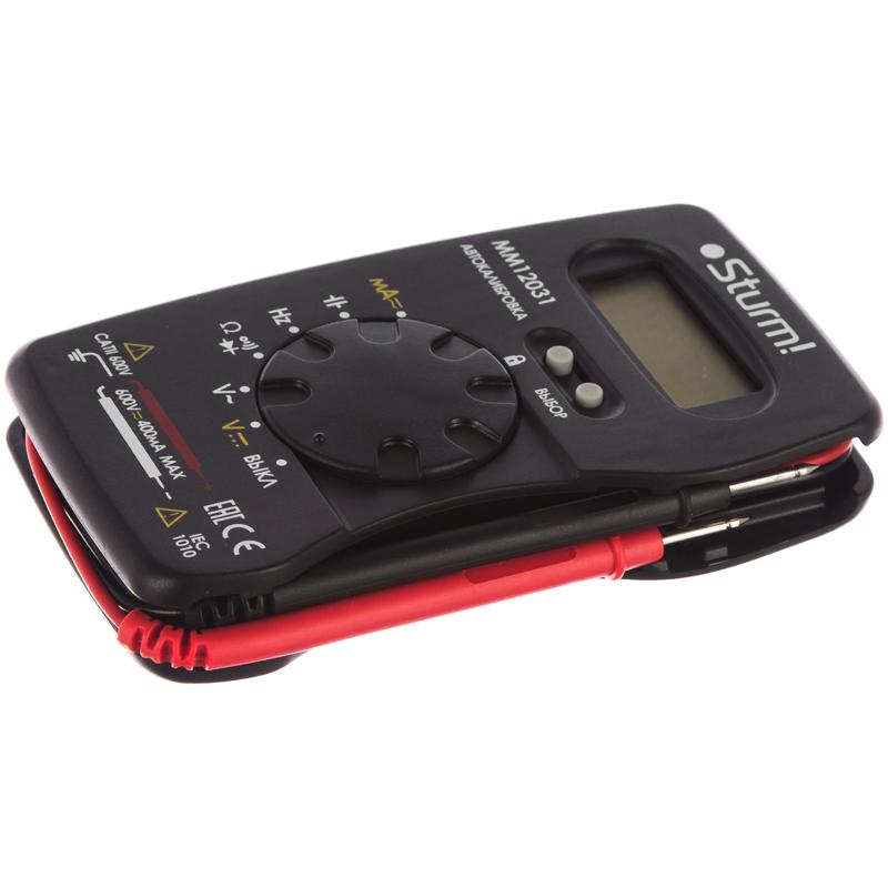 Мультиметр Sturm MM12031 (диапазон измерения DC 0.04-0.4а / 4-600в)