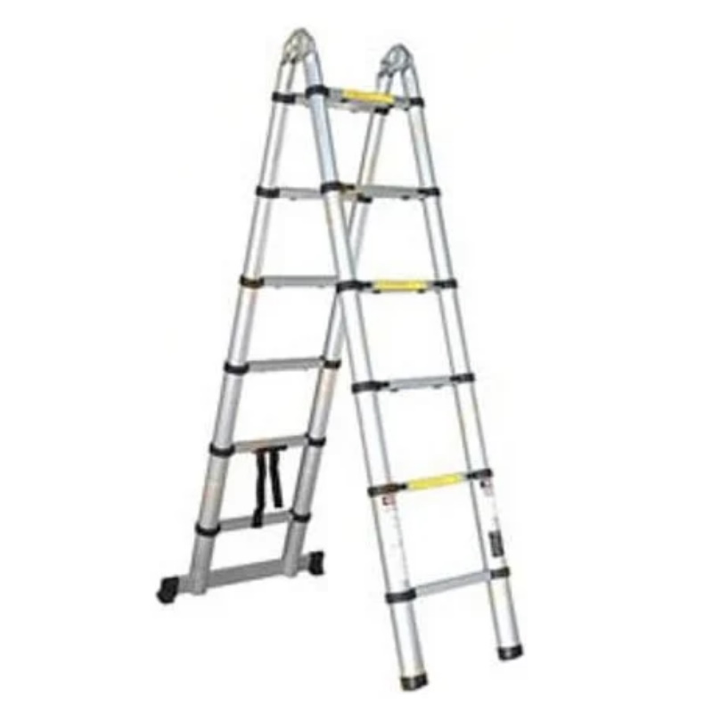 Лестница телескопическая Startul ST9733-062 2-х секционная алюминиевая 295620 см 2х10 ступ 225 кг 20974₽