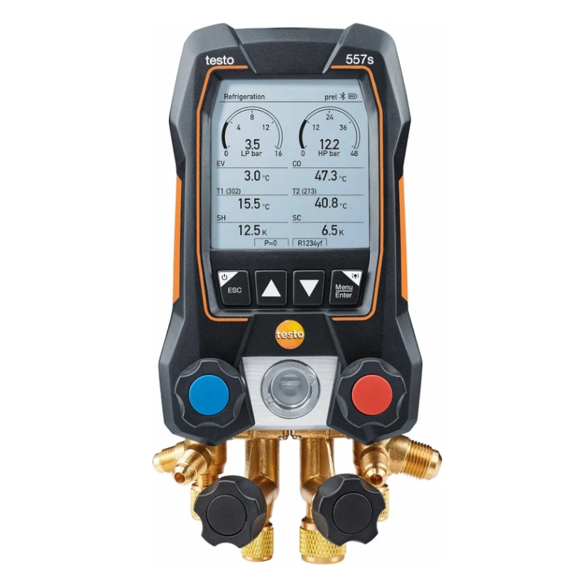 Цифровой манометрический коллектор Testo 557s к0000397119 комплект 1 в кейсе с поверкой 100031₽