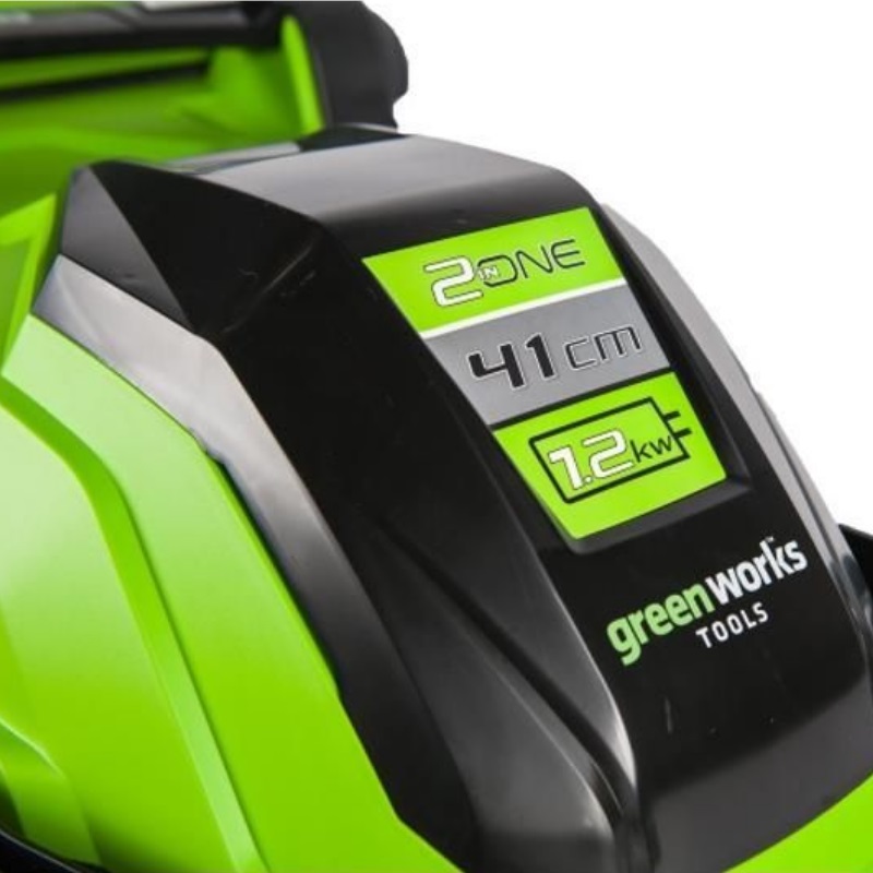 Электрическая газонокосилка Greenworks GLM1241 (1200Вт, 40см, ширина скашивания 41 см) в Коврове