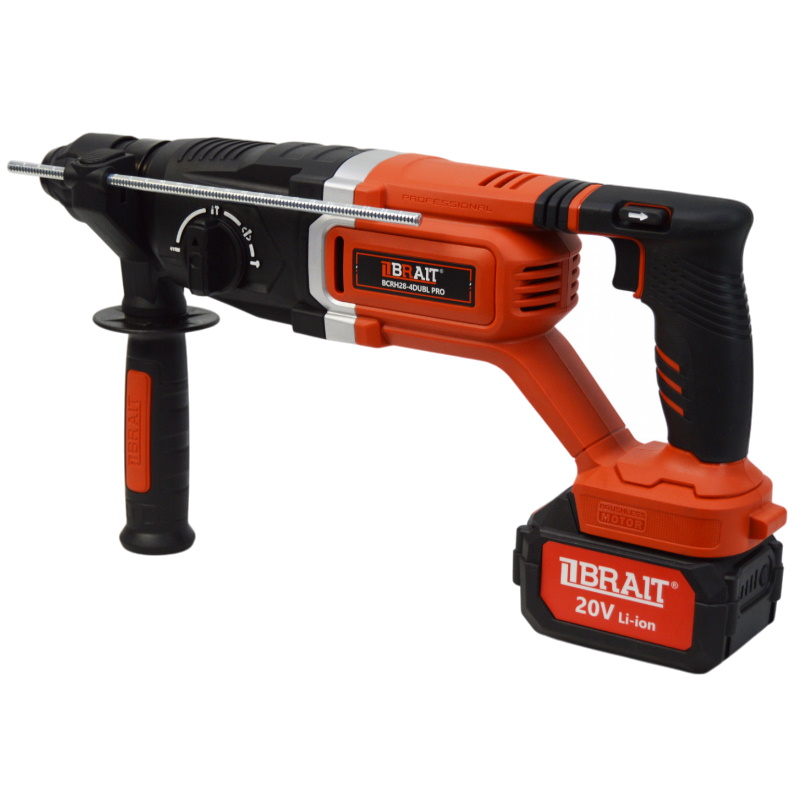 Аккумуляторный перфоратор Brait BCRH28-4DUBL PRO 21.01.252.087 в кейсе, с виброзащитой в Ярославле