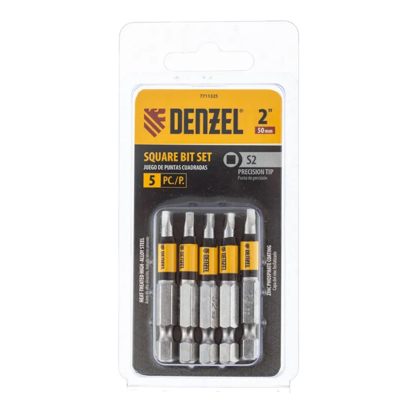 Набор бит Denzel 7711325, S2x2", 5 шт. в Костроме
