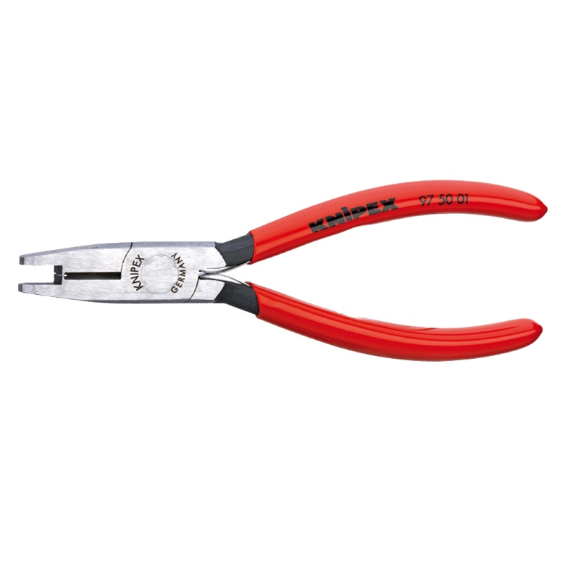 Пресс-клещи для одиночных штекеров Scotchlok Knipex KN-975001 с режущими кромками 04-11 мм длина 155 мм 8592₽