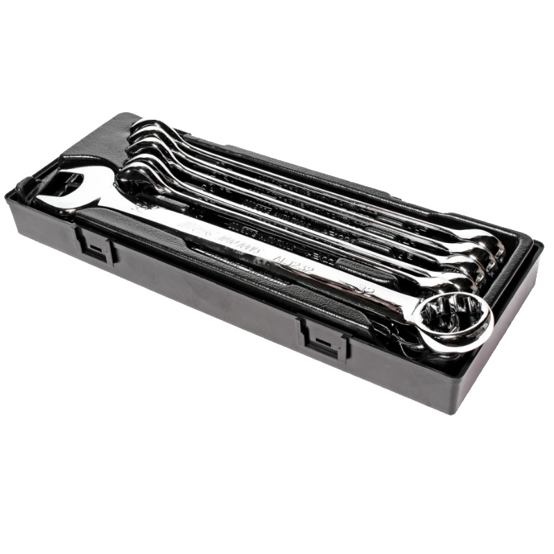 Набор ключей комбинированных JTC JTC-K6085 с зеркальной полировкой 24-32 мм в кейсе 8 шт 10784₽