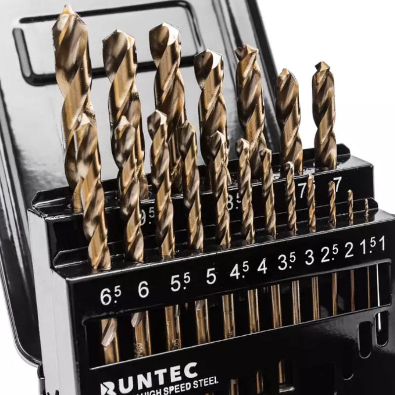 Набор сверл по металлу Runtec RT-DSCB19, 1-10 мм, HSS-Co5, 19 предметов в Кинешме