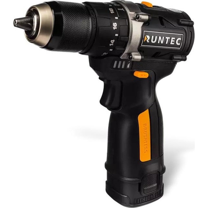 Дрель-шуруповерт Runtec PRO RT-ID121 ударная аккумуляторная 13 мм,16В, 2*2Ач, 45Нм в Рыбинске