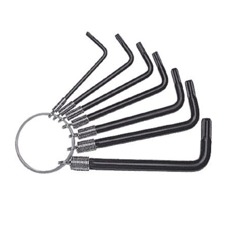 Ключи Fit 64003 TORX 8 шт CrV Т9-Т40 на кольце 516₽