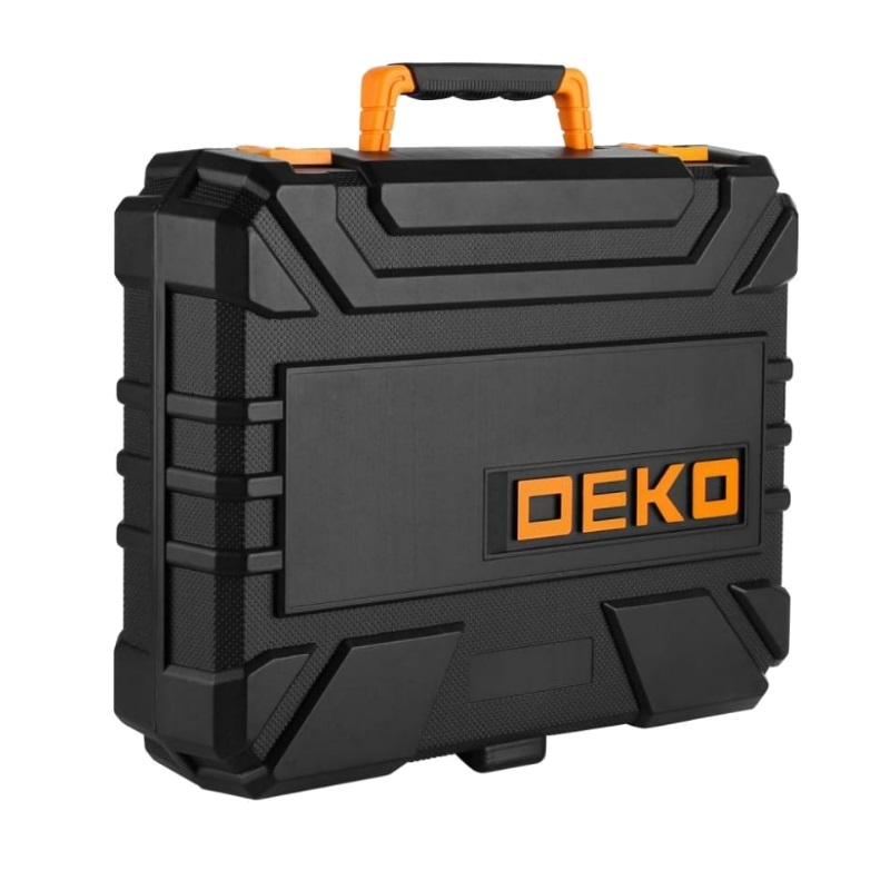 Дрель ударная сетевая Deko DKID600W 063-4158, в пластиковом кейсе, набор инструментов, 40 предметов  в Иваново