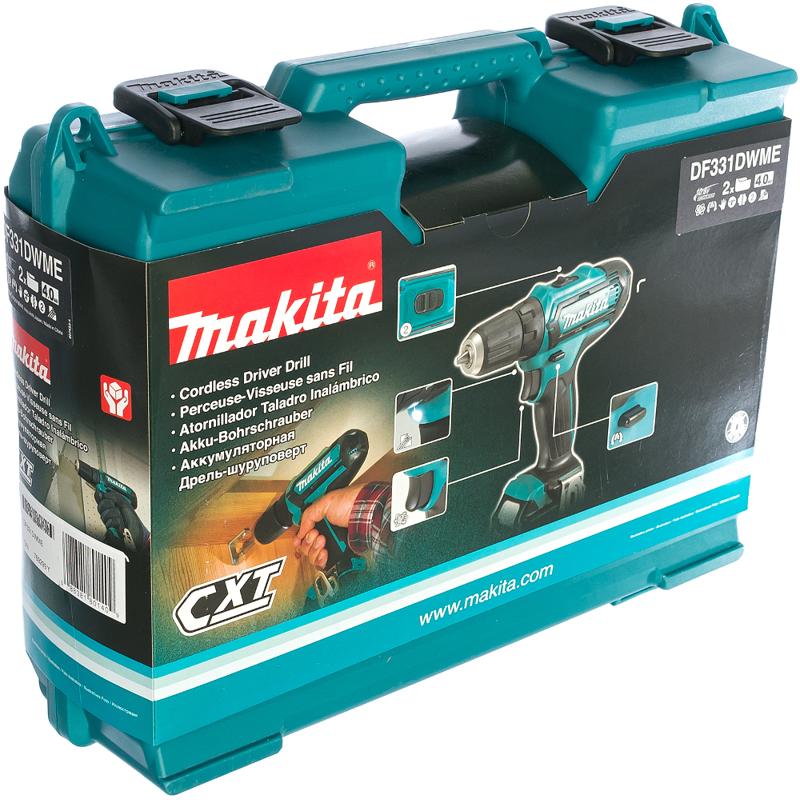 Аккумуляторная дрель-шуруповерт Makita DF331DWME в Твери