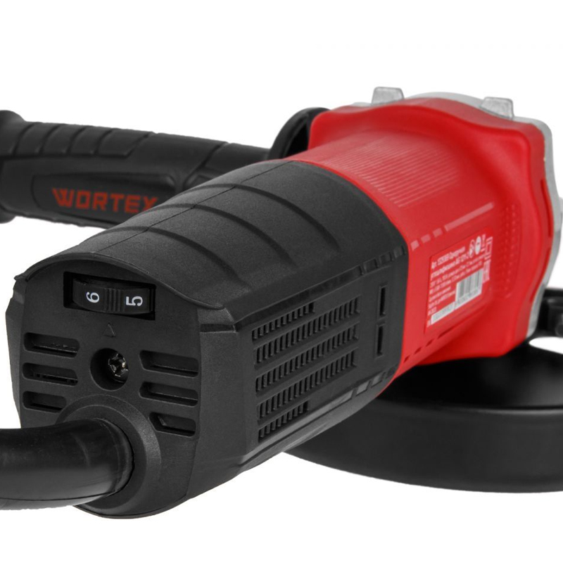 Угловая шлифмашина (болгарка) Wortex LX AG 1211-2, 1329369, 125 мм, 1100 Вт, регулировка оборотов в Твери