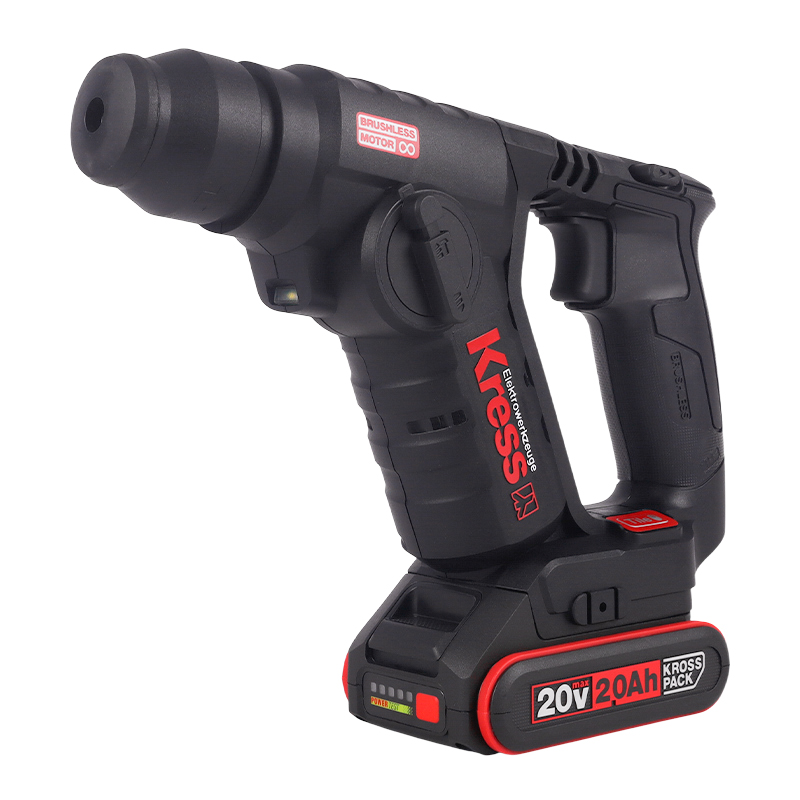 Перфоратор аккумуляторный Kress KU380 (2xАКБ Li-ion 20 В, 2 Ач, ЗУ, кейс)