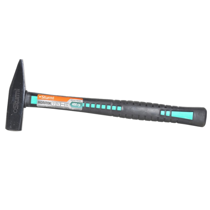 Молоток слесарный Sturm 1010-02-FR0400 400 г кованый боек фибергласовая рукоятка 323₽