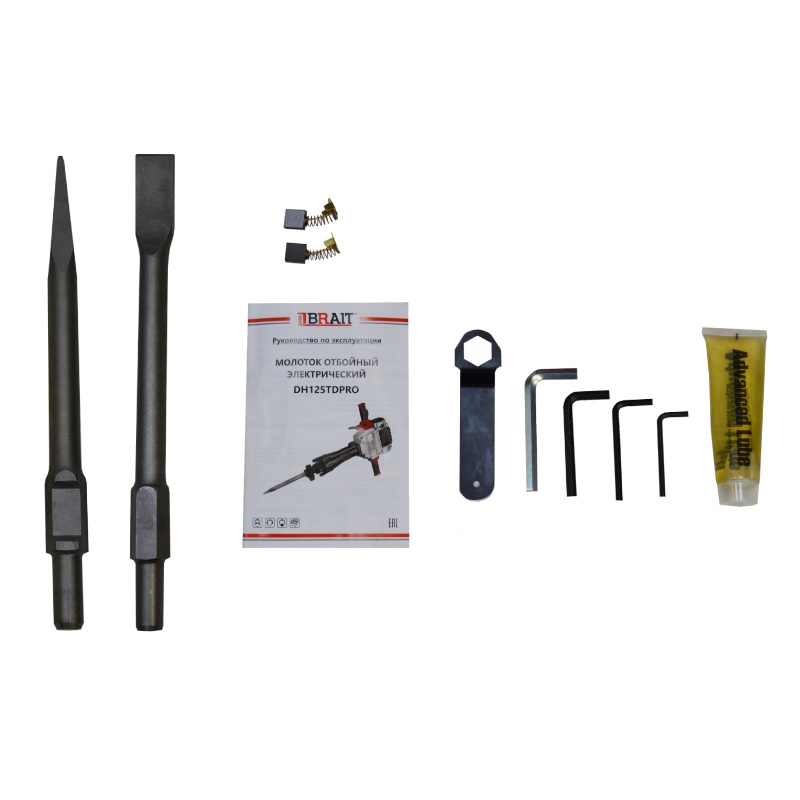 Молоток отбойный электрический Brait DH125DTPRO 21.01.247.087 (2200 Вт, 85 Дж, 50 Гц., 30 мм (HEX)) в Вологде
