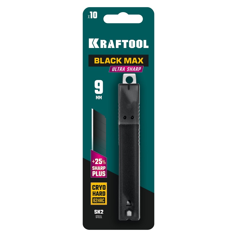 Лезвия сегментированные Kraftool 09602-09-S10 9 мм, 10 шт.