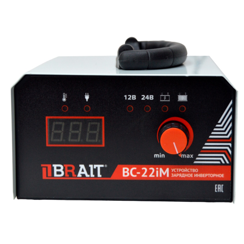 Устройство зарядное Brait BC-22iM 19.01.023.043 (инвенторное 12/24В, емкость 10-400А/ч, 990 Вт) в Твери