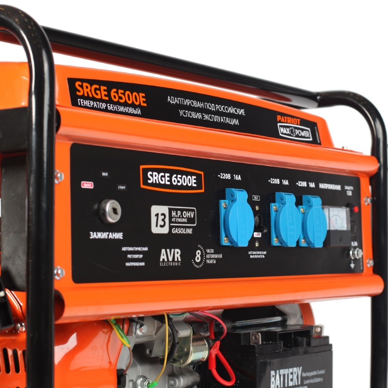Бензиновый генератор Patriot Max Power SRGE 6500E во Владимире