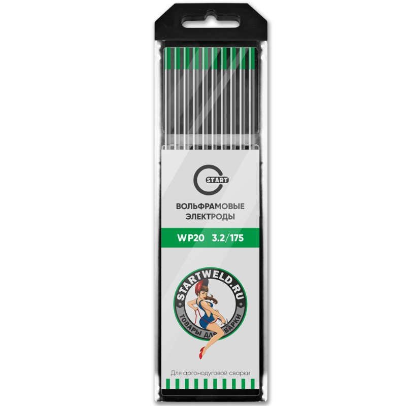 Вольфрамовый электрод Start WP WP2032175 32175 зеленый 352₽