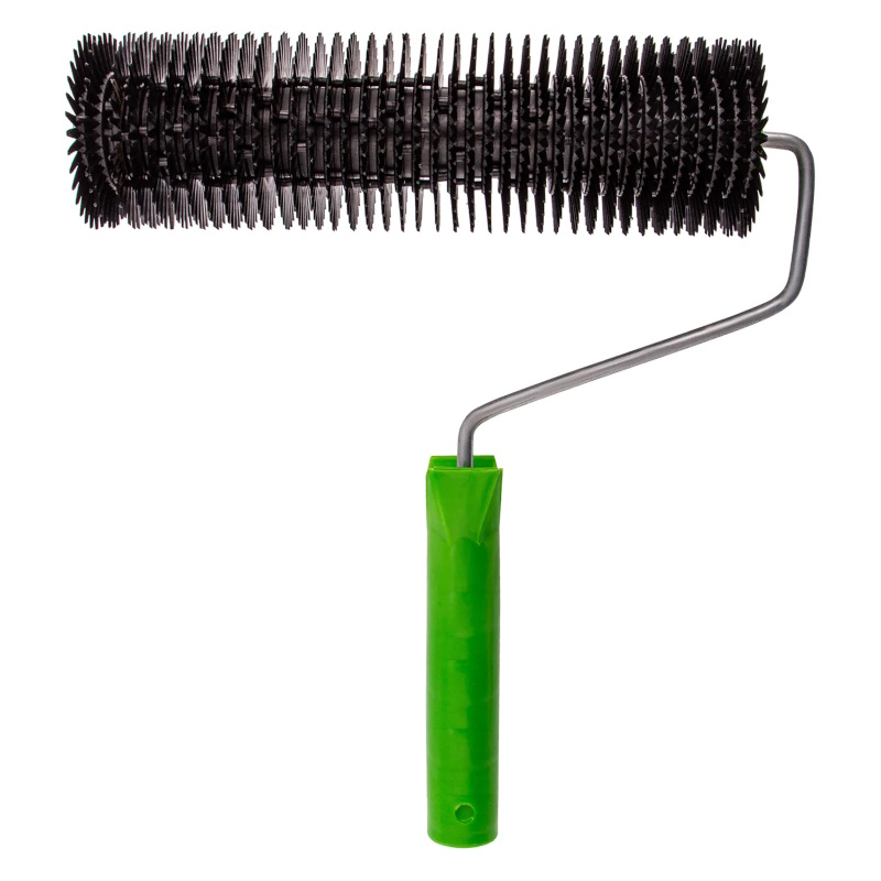 Валик игольчатый для наливных полов с ручкой Сибртех 81110, острая игла, 240 мм в Туле