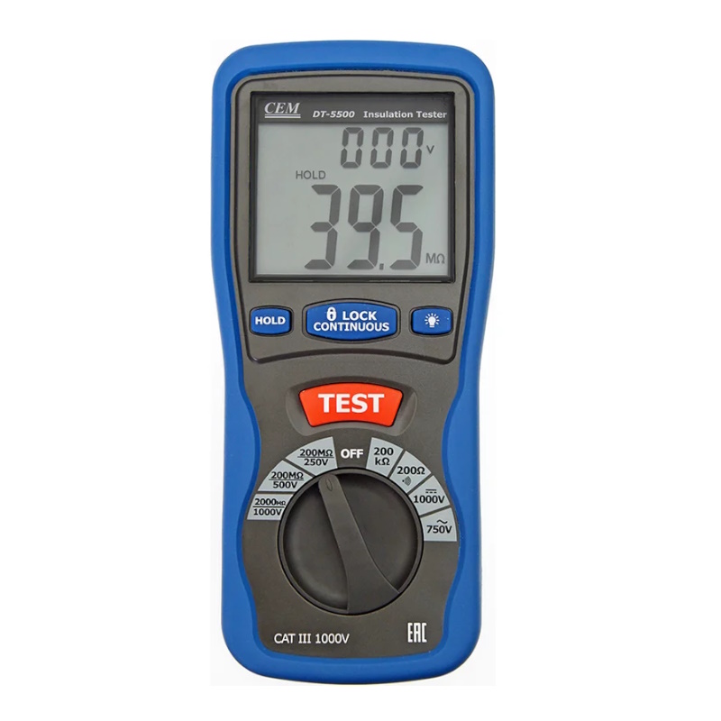Цифровой тестер изоляции СЕМ DT-5500 480472 в Костроме