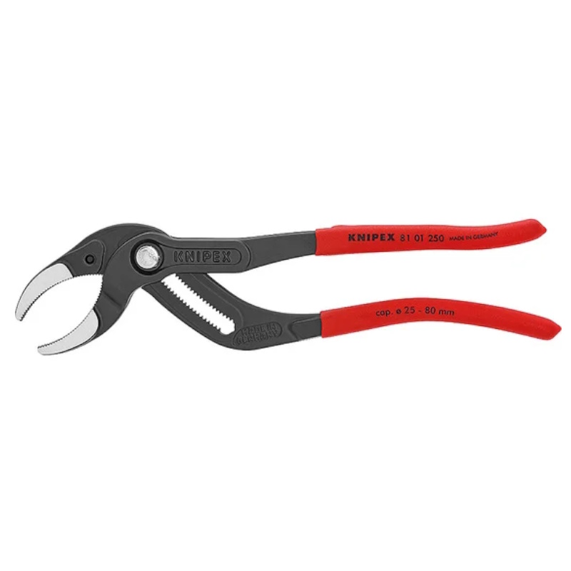 Клещи переставные трубные Knipex KN-8101250, зев 25-80 мм, длина 250 мм, фосфатированные в Иваново