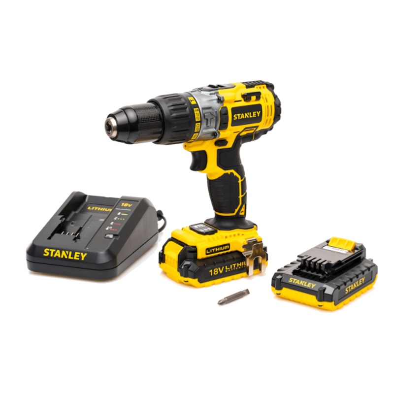 Аккумуляторная дрель-шуруповерт Stanley STDC18LHBK-RU в Иваново