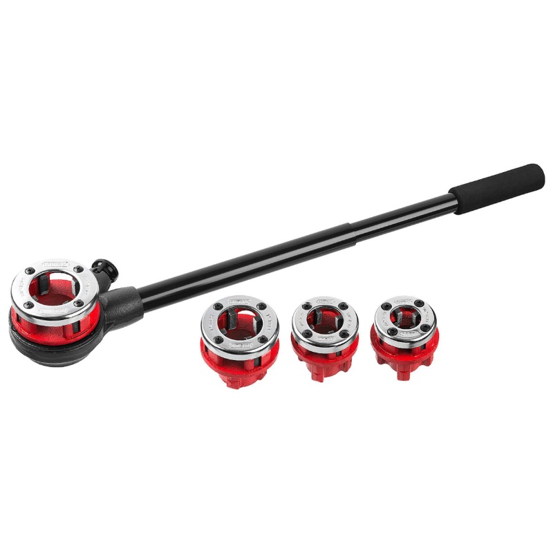 Набор резьбонарезной трубный Mirax №4, 1/2"-1 1/4", 5 предметов 28240-H4 в Угличе