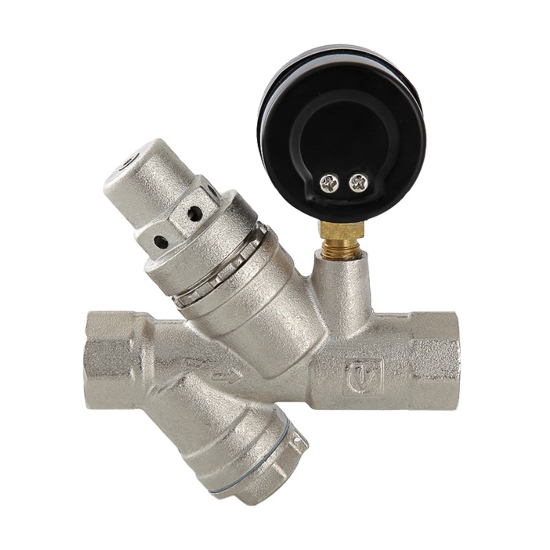 Подпиточный клапан Valtec с фильтром и манометром 1/2" VT.515.N.04