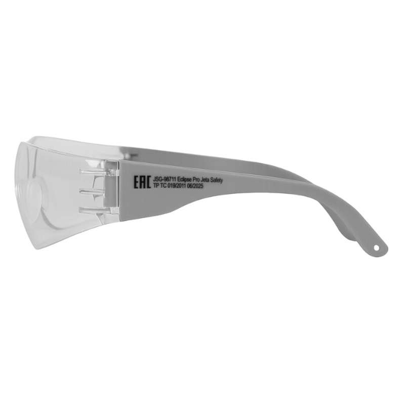 Открытые очки с панорамным обзором Jeta Safety JSG-98711, защитное покрытие от царапин, прозрачные линзы в Рыбинске