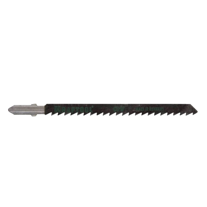 Полотна Kraftool 159511-4, T101D, для эл/лобзика, Cr-V, по дереву, ДСП, ДВП, чистый рез, EU-хвост., шаг 4 мм, 75 мм, 2 шт  в Ярославле