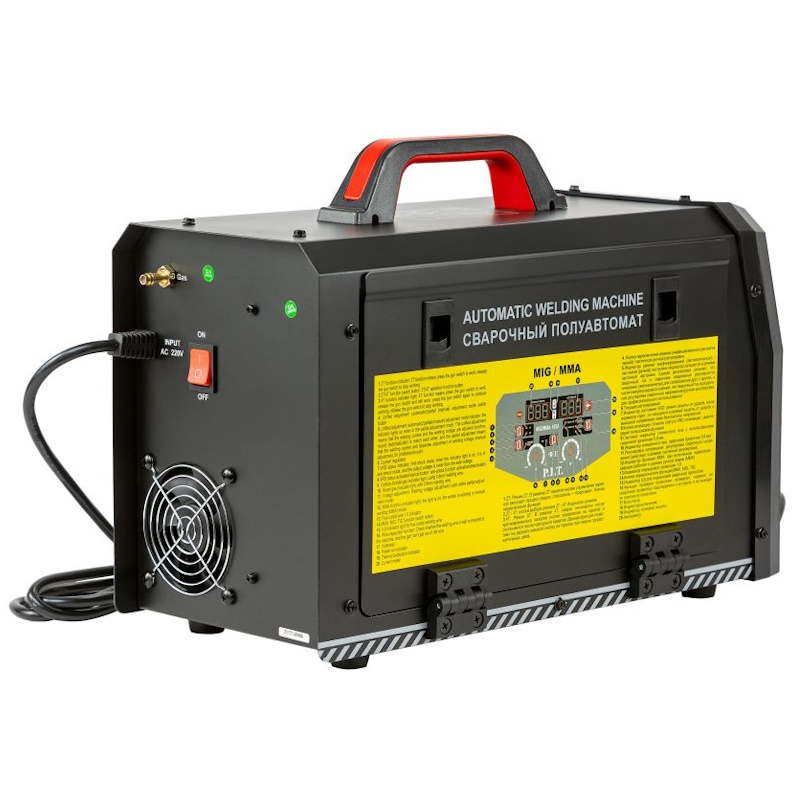 Сварочный полуавтомат PIT PMIG165-C1 48кВт 165А ПВ-60 MMA 16-40мм MIG 08-10мм