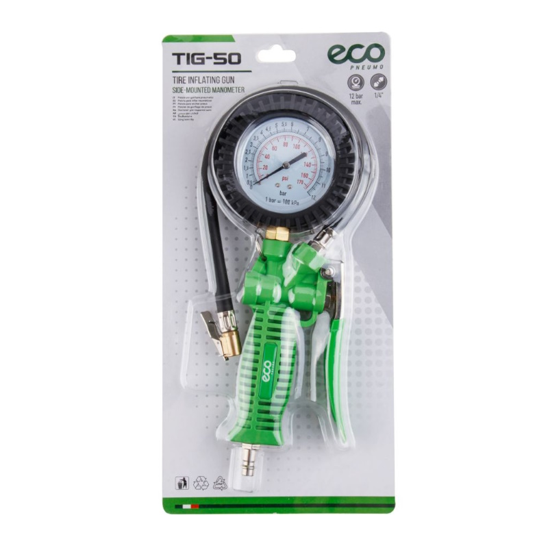 Пистолет для подкачки шин Eco TIG-50 EC3923-6, с манометром в Ярославле