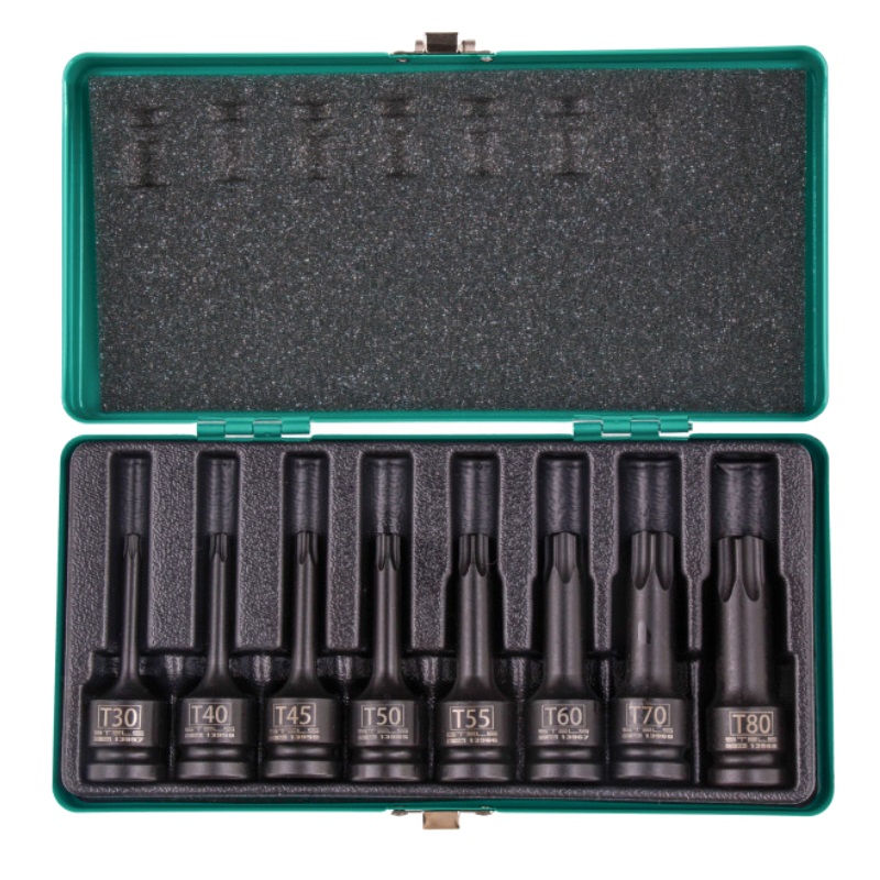 Набор ударных торцевых головок TORX 1/2" Stels 13999 в кейсе 8 шт. в Твери