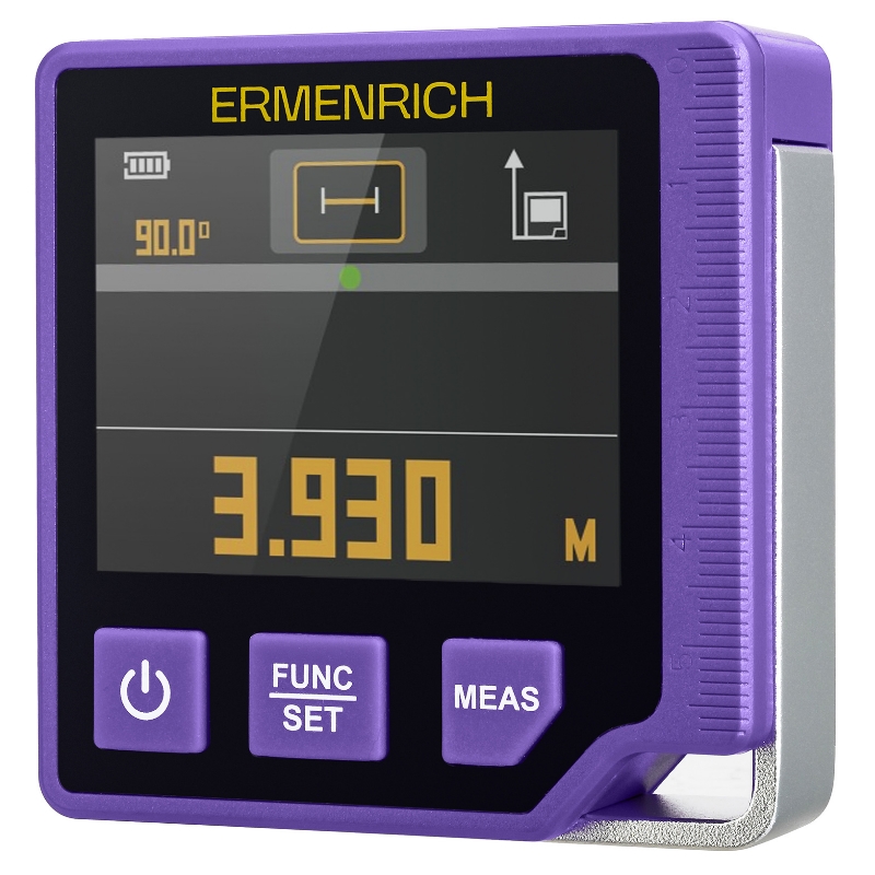 Уровень цифровой с лазерной рулеткой Ermenrich Verk LQ60 86260, "3 в 1" в Угличе