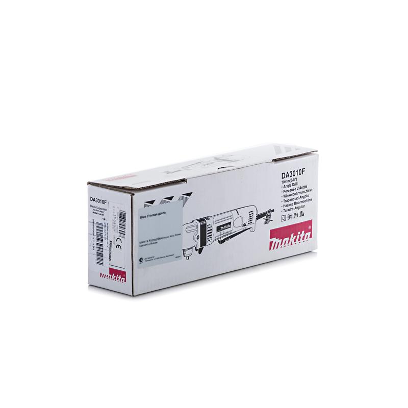 Дрель угловая Makita DA3010F (мощность инструмента 450 Вт, диаметр сверления металла 10 мм, ключ в наборе) в Угличе
