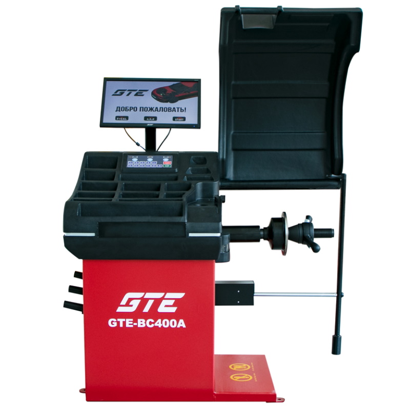 Стенд балансировочный GTE GTE-BC400A, автоматический, с LCD дисплеем, 220В, 10" - 30"