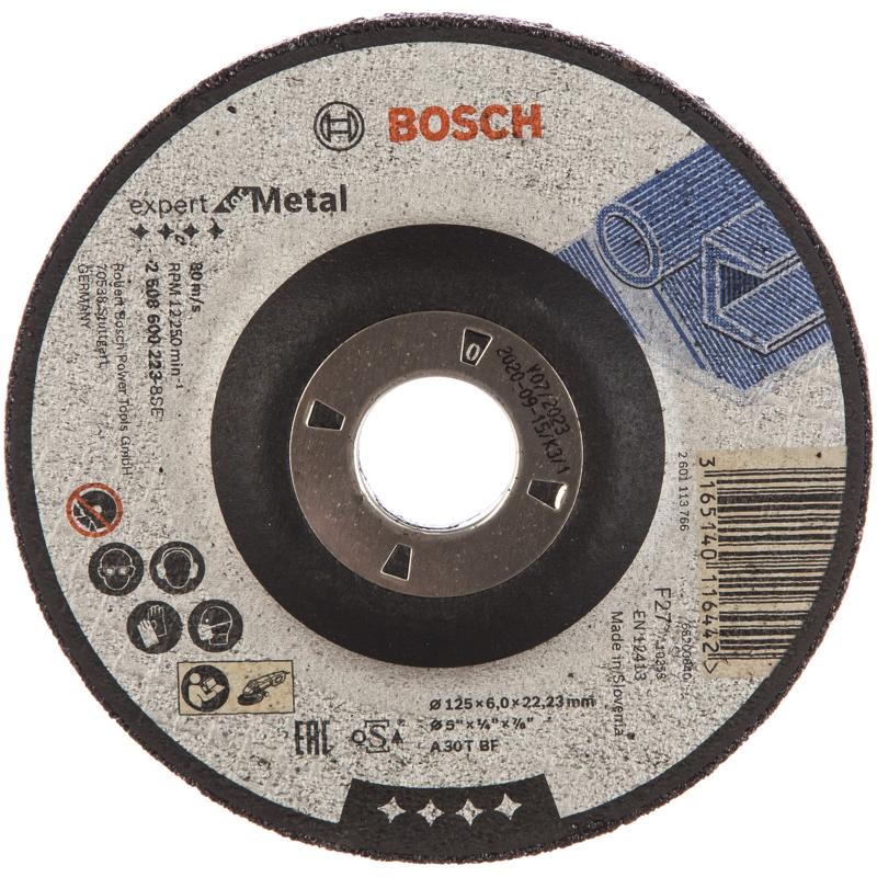 Обдирочный шлифовальный круг по металлу Bosch 2.608.600.223 (125x6 мм) в Рыбинске