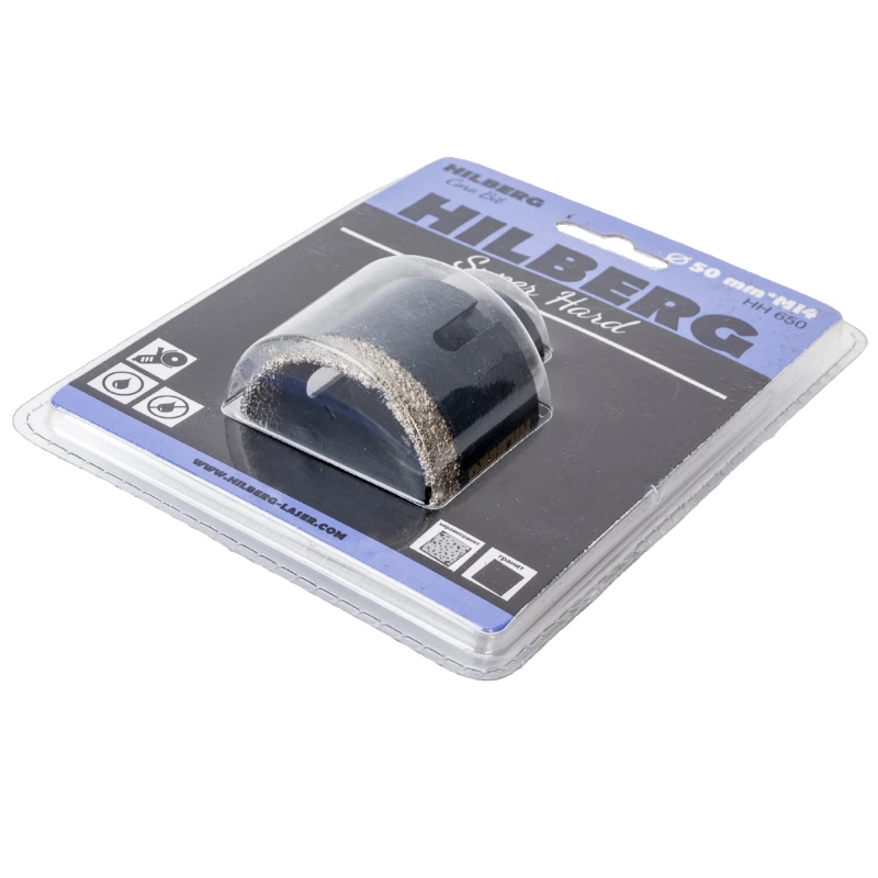 Коронка алмазная Hilberg HH650, 50 мм, Super Hard, M14  в Иваново