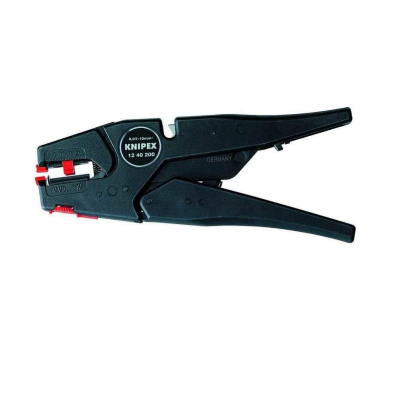 Стриппер автоматический Knipex KN-1240200SB, со сменными ножами, Ø 0.03-10 мм (AWG 32-7), 200 мм в Иваново
