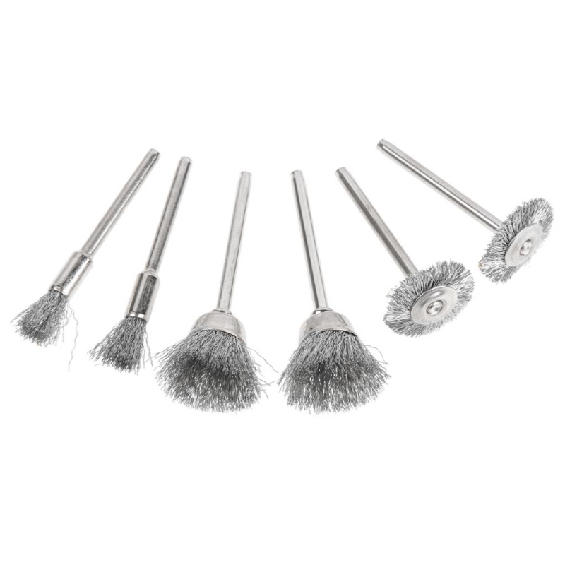 Набор щеток для гравера из нержавеющей стали Wortex 1335683 400₽