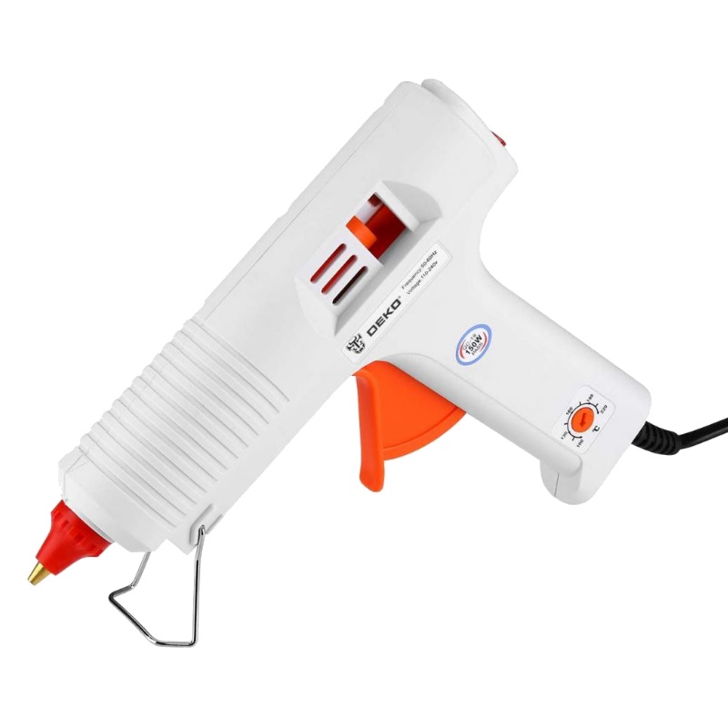 Термопистолет клеевой Deko DKGG110 SET 1 063-4972 (110Вт, с функцией THERMAL CONTROL + набор клеевых стержней 11мм, 2 шт.)