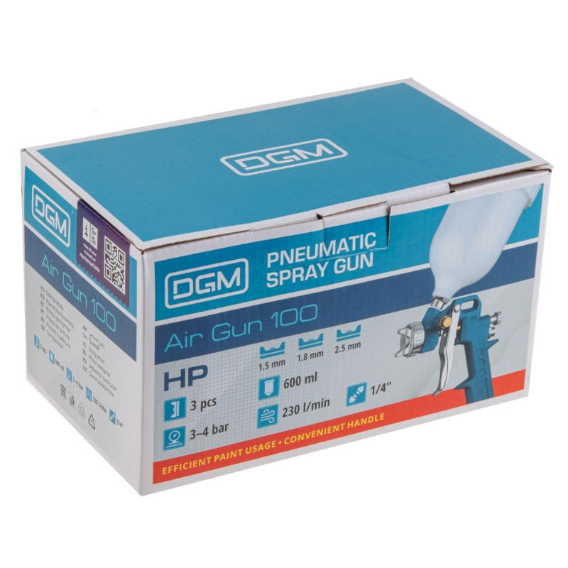 Краскораспылитель DGM Air Gun 100 DG4016-1 во Владимире