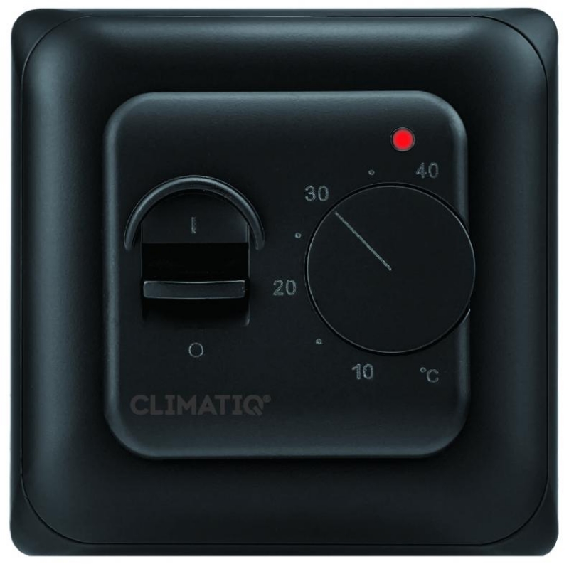 Терморегулятор с ручным управлением Climatiq BT 20618 черный 990₽