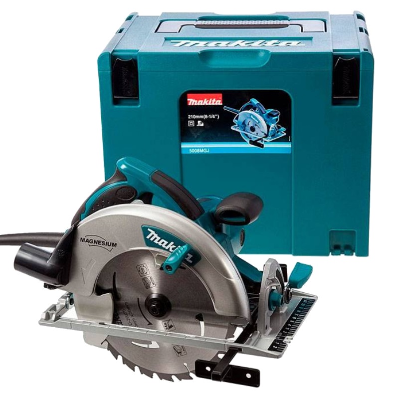 Дисковая пила Makita 5008MG + диск D-29050/210x30x2x24T, кейс Makpac (5008MGJX2) в Нижнем Новгороде