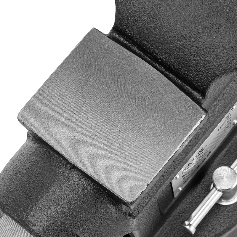 Тиски слесарные Denzel BVH-150 18685, 150 мм, поворотные, стальная направляющая, с наковальней в Угличе