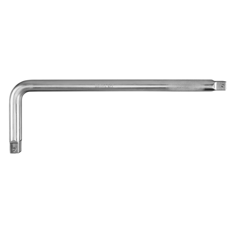 Вороток Г-образный Denzel 14069, 450*150 мм, квадрат 3/4", CrV, матовый хром