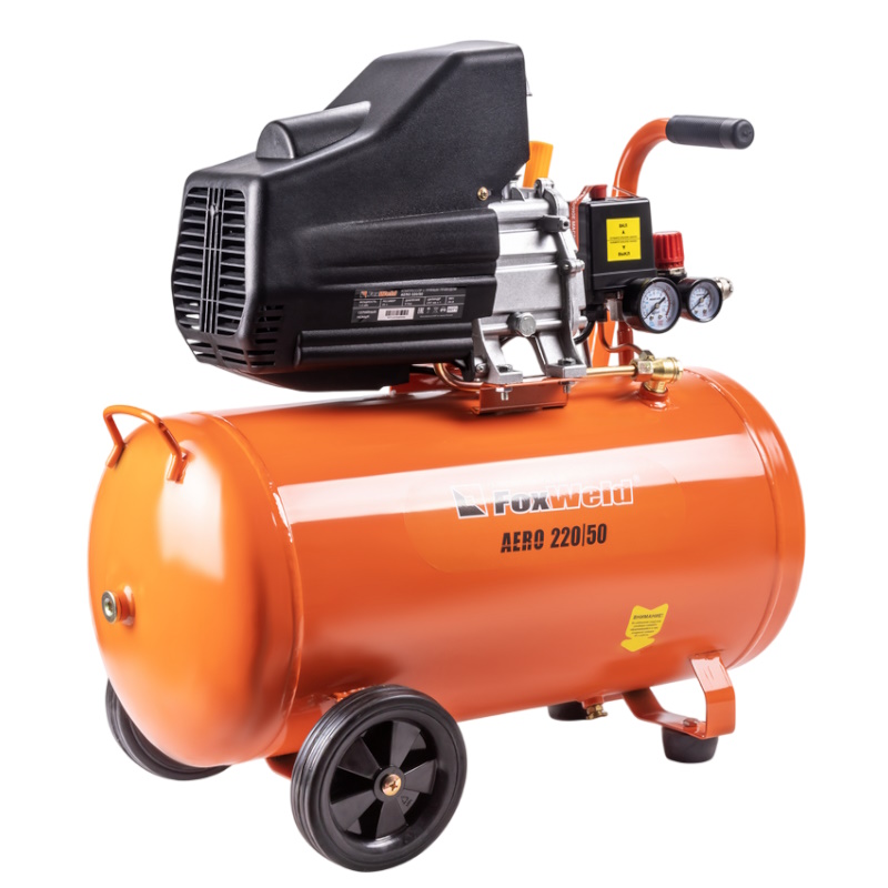 Компрессор масляный коаксиальный FoxWeld AERO 220/50 5071