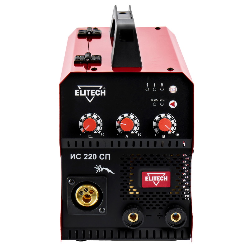 Инвертор Elitech ДМ ИС 220 СП 204755, MIG/MAG, 220В, 6.9 кВт, 30-220A(MIG), 20-220А(MMA) в Череповце